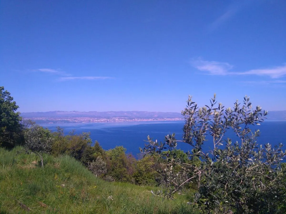 Meerloft, Steinhaus Prem Mit Panorama Meerblick Moscenicka Draga Croatia
